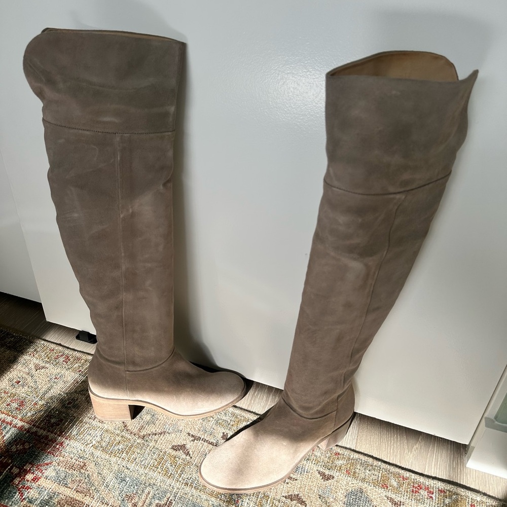 Rag & Bone Over the Knee Suede Boots size 8.5